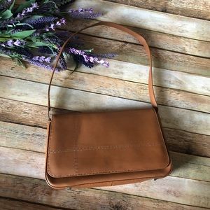 Oroton Tan Smooth Leather Handbag